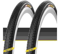 2PCS 700x28c 28-622 Bicycle Tire Set, Puncture Resistant, High Durability, Low Rolling Resistance for Road Gravel Bikes, All Weather, 50-85 PSI