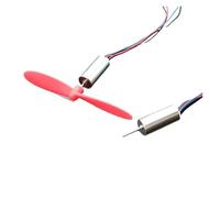 2pcs 716 7mm*16mm Coreless electronic starter with Propeller Blades Engine DC 3.7V 45000RPM High Speed Strong Magnet DIY RC Drone Quadcopter