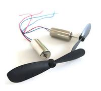 2PCS 716 Hollow Cup Motors With Propellers For DIY Fixed Wing DIY Mini RC Toy Four-Axis Aircraft Motor