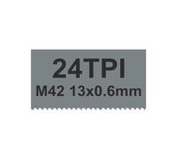 2pcs 730mm M42 Bimetal Portable Band Saw Blade 730x13x0.6mm 18/24 TPI For EY45A5XT32 DPB184Z Bandsaw(24 TPI)