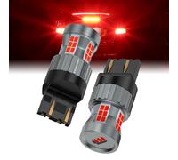 2PCS 7443 7444 LED Bulb Canbus Error Free 7444NA Brake Stop Tail Light | Built in Resistor Anti Hyper Flash