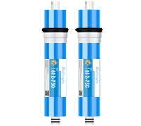 2pcs 75-800GPD RO Membrane, Reverse Osmosis Membrane Filter Replacement Element, for Under Sink RO Drinking Water Filter System(1812-75G)