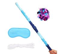 2pcs 76cm/29.92in Pinata Sticks, Include Blindfold, Rope & Confetti, Unbreakable Pinata Stick for Kids Adults Can Have Fun at Any Party Parties (Blue)