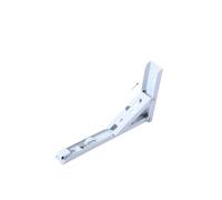 2PCS 8-14Inch Adjustable Wall Mounted Triangle Folding Angle Bracket Bench Table Shelf Furniture Heavy Support Folding Shelf Brackets(2PCS White 8inch)