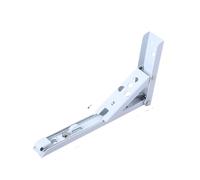 2PCS 8-14Inch Adjustable Wall Mounted Triangle Folding Angle Bracket Bench Table Shelf Furniture Heavy Support Folding Shelf Brackets(2PCS White 12inch)