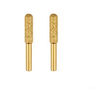 2PCS 8-20mm Emery Burr Rotary Tool Grinding Heads with 6mm Shank for Metal Engraving, Polishing, and DIY Crafts, Compatible with Hand Electric Drills and Grinders,2PCS 8mm