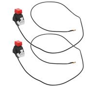 2pcs /8 Inch Handlebar Kill Switch for Dirt Bikes and Motorcycles | Momentary Stop Control, Weatherproof Performance, Plastic Alloy Build, 22mm Mount for Atv Riding
