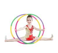 2Pcs 8 Sections Hula Hoop, Small Hula Hoop, Easy To Carry Hula Hoops, Hoola Hoop Suitable for Exercise/Fitness/Training/Sports/Swimming/Dance/Testing/Gaming