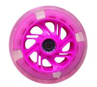 2pcs 80-120mm LED Flash Light Up Wheel for Wheels Speed Racing Skate Micro Scooter with 2 ABEC-7 Bearings