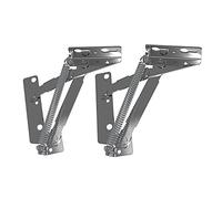 2PCS 80 Degree Cupboard Door Lid Support Cabinet Spring Hinge, Kitchen Stay Flap Triangular Durable Furniture Hardware Heavy Duty Furniture Component