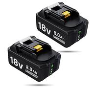 2PCS 8000mAh BL1850B Compatible with Makita 18V Battery 8.0Ah With LED Indicator Lithium Ion Replacement Cordless Battery BL1830 BL1830B BL1840 BL1840B BL1850 BL1860 BL1845 BL1815 Power Tools