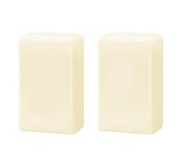 2pcs 80g Laundry Soap for Clothes Beige Solid Soap