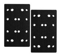 2Pcs 80x133MM 16-Hole Soft Sponge Interface Pad, Shock-Absorbing Pad | Compatible with Festool RTS 400/RS 400/RTSC 400 Sanders,10mm Thick Sanding Pad Adapter,for Smooth Sanding and Dust Extraction