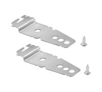 2Pcs 8269145 Dishwasher Mounting Brackets with Screws, Under Counter Installation Clips Universal Dishwasher Clips Replacement Part