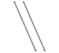 2PCS 84-150cm Curtain Poles Telescopic Tension Curtain Rail No Drill Adjustable Tension Rod Shower Rail Curtain Pole for Kitchen Cupboard Bathroom Window (2PCS Gray, 84-150cm)