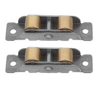 2pcs 88 Type Stainless Steel Sliding Glass Door Roller Wheel Assembly | Double-wheel Bearing, Premium Ball Bearings, Heavy-Load Support, Polished Finish for Glass Panels