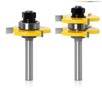 2Pcs 8mm 12mm Shank Bit Milling Cutter(12x12.7x12.7mm)