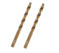2PCS 8mm HSS Cobalt Drill Bit, Professional Jobber Twist Drill Bits for Metal, Stainless Steel, Cast Iron, Alloy, Durable Steel Drill Bits for Hard Steel with 135° Split Point Precision