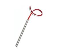 2PCS 9.5mm 180~300mm Single-End Heating Pipe SUS Heater 220V 400W/480W/520W/600W/700W Electric Element (Color : 201SS 400W 9.5x180mm, Size : 220V)
