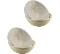 2Pcs 9 Inch Proofing Bread Basket Cloth,Round Cloth Baking Supplies Bread, Breathable Liner Cotton Flax Banneton Proofing Cloths, Sourdough Basket, Bakery Home, Tools