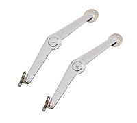 2PCS 9-inch Spring Cover Support, Hinged Cabinet Hardware Accessories Under The Left and Right Cover Support, Suitable for Cabinets, Wardrobes, Bookcases, Etc.
