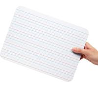 2pcs 9"x12" Double-Sided Dry Erase Boards with Lines - Small Classroom Whiteboards for Students, Homeschool Writing Practice & Learning Activities, Reusable Personal Lapboards for Kids