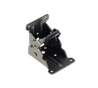 2Pcs 90 Degree Self-Locking Folding Hinge Table Legs Table Chair Extension Tables Foldable Self Locking Fold Feet Hinges Hardwar(Black)