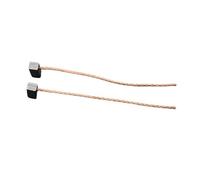 2Pcs 902 Medium Copper Brushes 6x7x15mm with Single Wire - for DC Motors