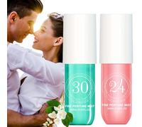 2Pcs 90ML Brazilian Fragrance Spray,Body Fragrance,Fruity Body Spray,Hair Mist Perfume, Elegant Bod/y Perfume,Hair Perfu/me Spr/ay,Women Bod/y Mist,Long Lasting Perf/ume,Travel Size Perf/ume,#24#30