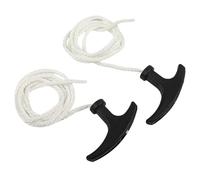 2Pcs 950Mm Pull Cord Starter For 49Cc Mini Motorcycle, Quad For Bike, Atv, Lawn Mower, Chainsaw - Recoil Starter Pulley With Ergonomic Handle
