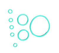 2pcs 95x4 95 * 4 98x4 98 * 4 100x4 100 * 4 OD Thickness Green Fluoro FKM Fluorine Rubber Grommet Washer Oil Seal O Ring Gasket Compatible With Various(100x4)