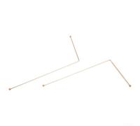 2PCS 99.9% Pure Copper Dowsing Rods for Water Detection, Treasure Hunting & Mineral Locating - 4.92" Handle × 12" Length, Lightweight 6.63 oz P