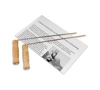 2Pcs 99.9% Pure Copper Probes Rod, Dowsing Rods, Dowsing Rods, Copper Dowsing Rod Rotation Tool For Divination tool With Wooden Handles for Ghost Huntings Tools