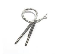 2PCS 9mm 40~60mm Single-End Heating Pipe 316SUS Heater 12V/24V 50W/55W/60W/70W/75W Electric Element (Size : 24V, Color : 316SUS 75W 9x60mm)