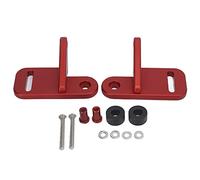 2PCS A Pillar Mounting Bracket Work Light Bar Holder, Replacement for Wrangler JL 2018-2020, Heavy Duty Iron Material, Easy Installation with All Necessary Hardware Included, Dur (Red)