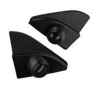 2PCS A-Pillar Speaker Cover Mounts fortuner (2016-2019) - ABS Black Interior Door Panel Speaker Bracket, Direct-Fit Automotive