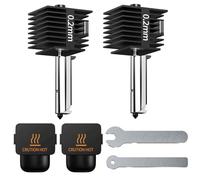 2PCS A1 Mini Hotend Kit, Assembled Print Head Hot End Kit Extruder Heating Block with 0.2mm Hardened Steel Nozzle and Silicone Cover for Bambu Lab 3D Printer Accessories Replacement