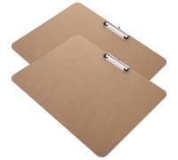 2pcs A3 Drawing Clipboard Board Clip for Artists and Students | MDF Board, Stainless Steel Clip, Smooth Safe Surface, Forms and Legal Pads, Outdoor Surveys