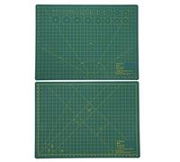 2Pcs A4 Cutting Mat, 30x22cm PVC Self Healing Cutting Mat for Sewing and Quilting - High Durability, Blade Protection, Precise Measurements for Crafting