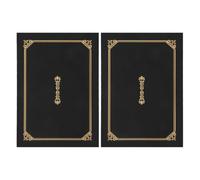 2pcs A4 Diploma Cover Paper Certificate Holder for Graduation Week