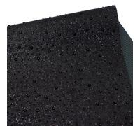 2Pcs A4 Rhinestone Faux Leather Sheets 20x33cm Glitter Leather Fabric Sheets for Sewing Bow DIY Craft, Black