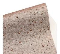 2Pcs A4 Rhinestone Faux Leather Sheets 20x33cm Glitter Leather Fabric Sheets for Sewing Bow DIY Craft, Yellow