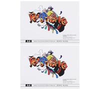 2Pcs A4 Sketch Marker Paper Pad, Bleedproof Artist Drawing Paper Marker Pads Art Sketchbook Heavy Drawing Papers for Alcohol Markers