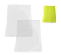 2pcs A5-Sized Clear Cases for Hobonichi Cover, 35x24cm/13.78x9.45in Notebook Waterproof Transparent Protective Case Accessories Compatible with Hobonichi A5 Planner Cover