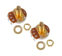 2Pcs A500K/B500K Linears Taper Potentiometer Short Shaft Guitar Potentiometers Volumes Tone Guitar Pots Easy To Use Short Split Shaft Potentiometer