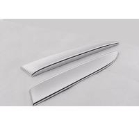 2pcs ABS Chrome Car Rear Tail Frame Cover Rear Spoiler Wing Side Beveled Window Cover Trim Strip Emblems For Kuga 2014 2015 2016 2017 2018 2019
