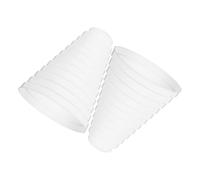 2pcs ABS Duct Reducer Increaser for Range Hood Pipe White | 7-20cm Size Options, Universal Connector for Inline Ventilation Systems, Easy Installation