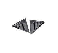 2Pcs ABS Rear Side Vent Window Scoop Louver Shutter Cover Trim Vent Compatible For Cadillac CT4-V CT4 2020-2023(Carbon Fiber)
