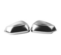 2Pcs ABS Silver Side Wing Mirror Cover Rearview Mirror Cap Cover, for Audi Q2 2017-2020 Q3 2019-2021