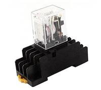 2pcs AC380V Coil 3PDT 11Pin Red LED General Purpose Power Relay w Socket